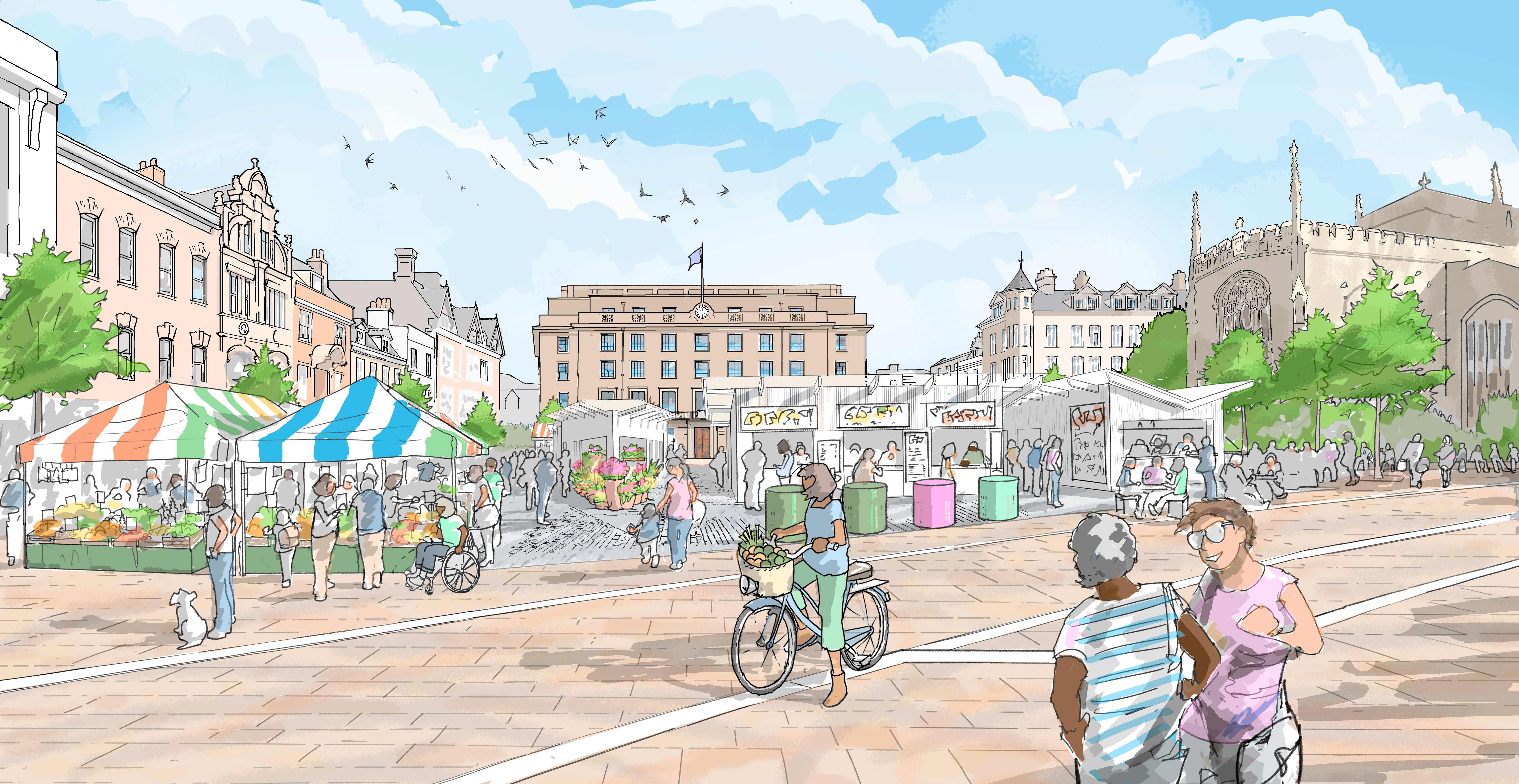 The Market Square - Artist's impression
