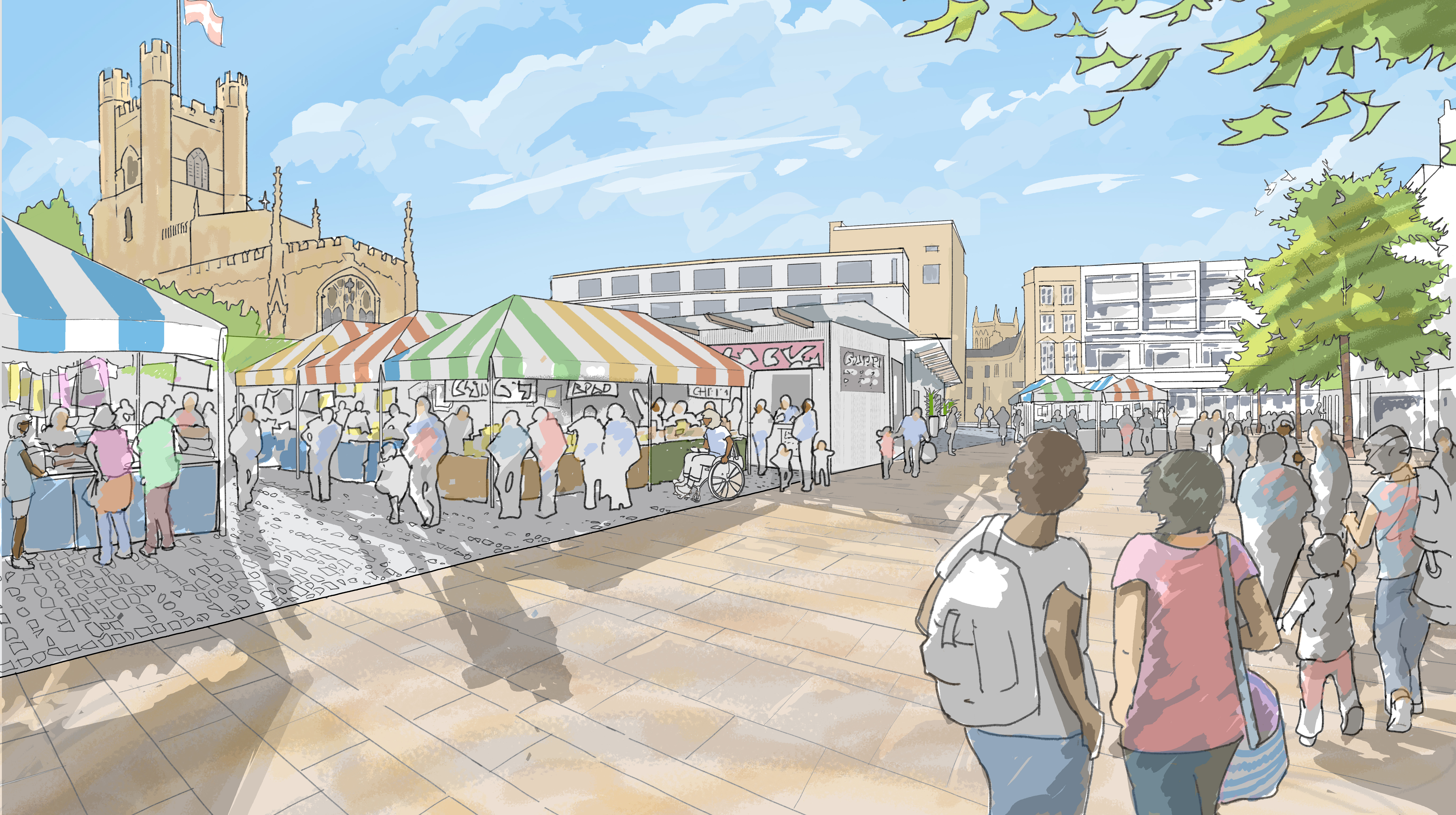 The Market Square - Artist's impression