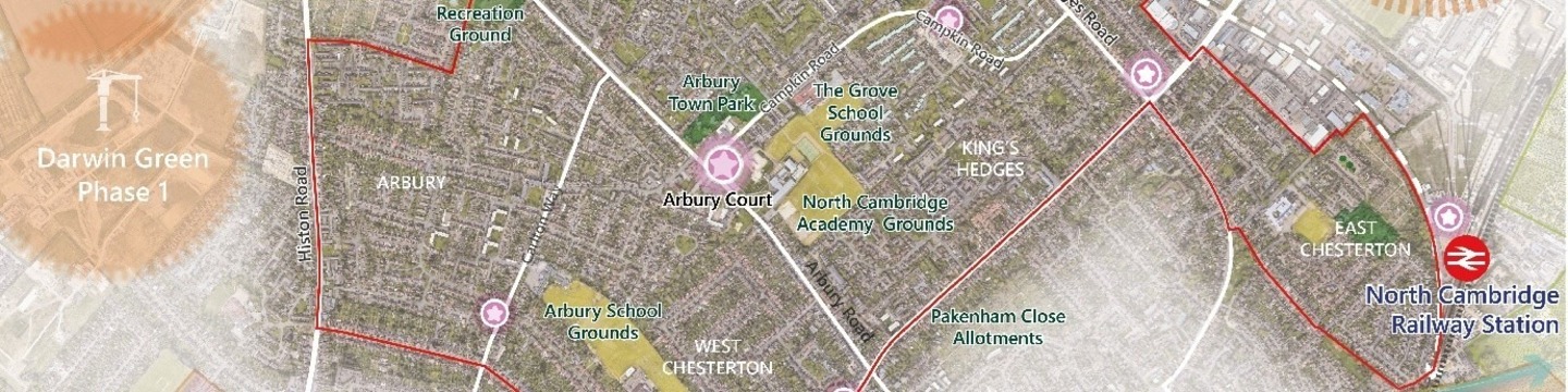 North Cambridge Framework for Change map